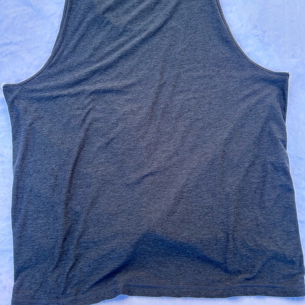 Vouri xxl Gray Knotted Tank Top - Picture 9 of 10
